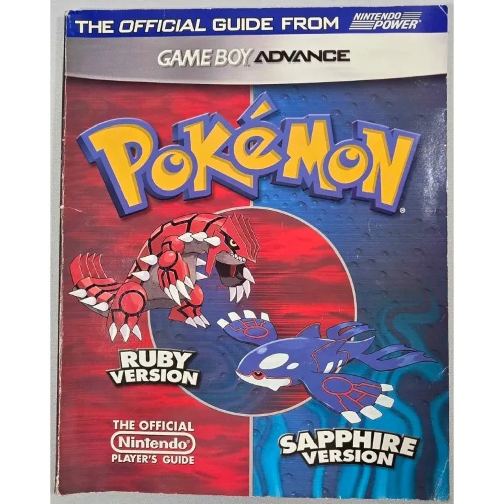 Official Nintendo Power Pokémon Ruby and Sapphire Version GBA Player's Guide